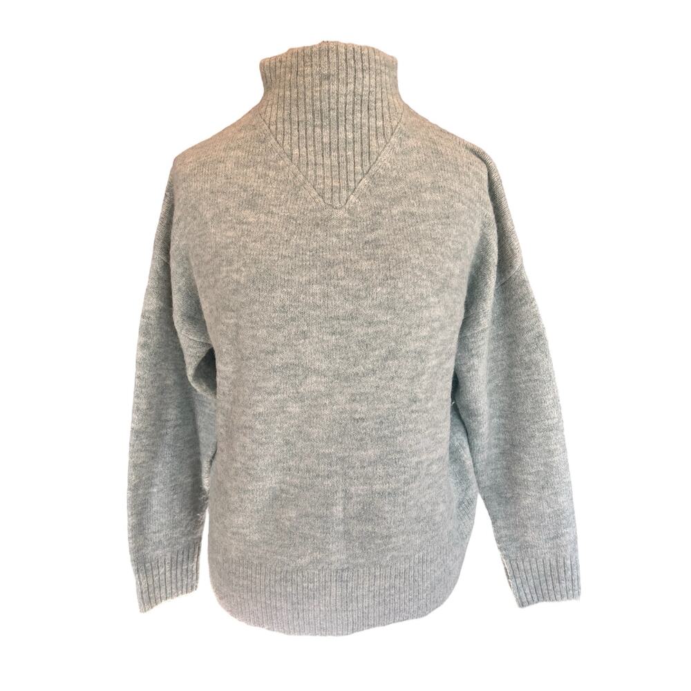 Madewell turtleneck sweater - wool, cashmere blend, size M